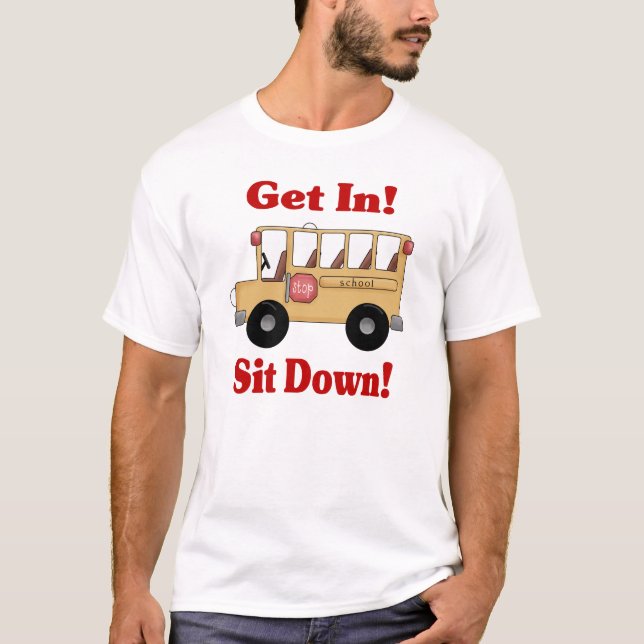 Camiseta de Conductor de Autobús Escolar (Anverso)