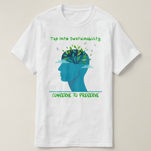 Camiseta de Conectarse con la Sostenibilidad (Diseño del anverso)