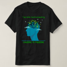 Camiseta de Conectarse con la Sostenibilidad