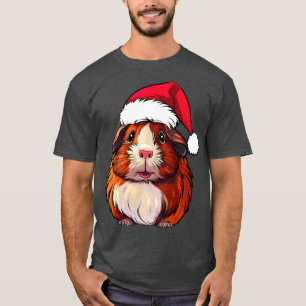 Camiseta de conejillo de indias de Papá Noel