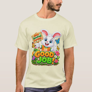 • Camiseta de conejito de dibujos animados lindos 