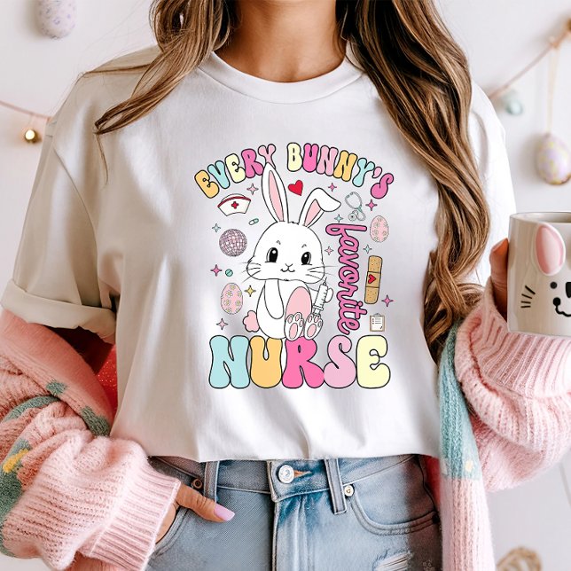 Camiseta de conejito de enfermera de Pascua; medic (Subido por el creador)