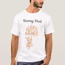 Camiseta de conejito papá