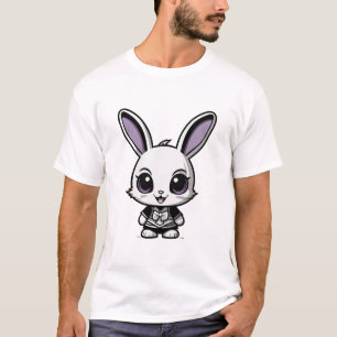 Camiseta de conejo asombroso