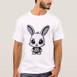 Camiseta de conejo asombroso