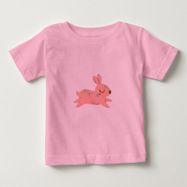 Camiseta de conejo bebé (Anverso)