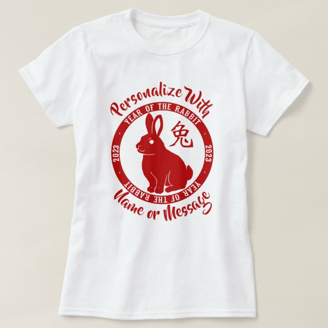 Camiseta De Conejo De 2023 (Diseño del anverso)