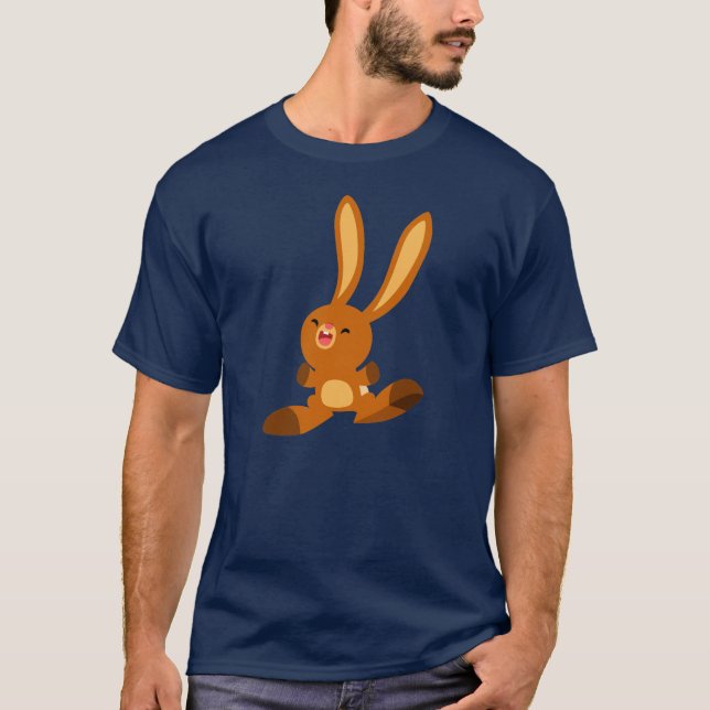 Camiseta de conejo de Personalizado de amarre (Anverso)