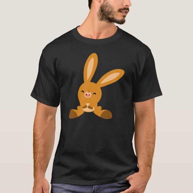 Camiseta de conejo de Personalizado risible (Anverso)