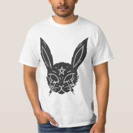 Camiseta de conejo de Punk Pentagram