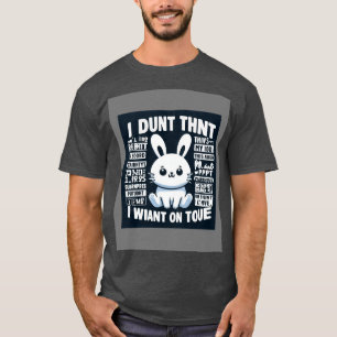 Camiseta de conejo divertida Cute Bunny Graphic