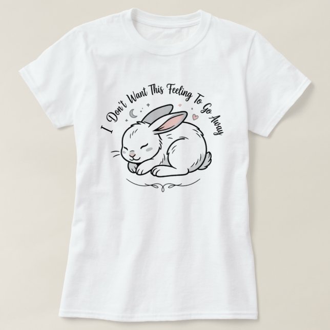  Camiseta de Conejo Dormilón | Este Conejo Se Sien (Diseño del anverso)