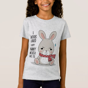Camiseta de conejo feliz - Personalizado Minimalis