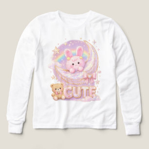 Camiseta de conejo kawaii luna ⭐