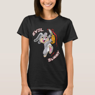 Camiseta de conejo malvado Halloween divertida Ase