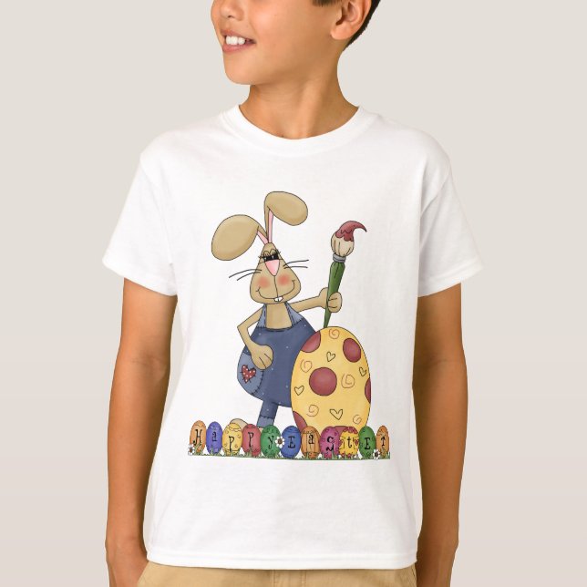 Camiseta de conejo para niños (Anverso)