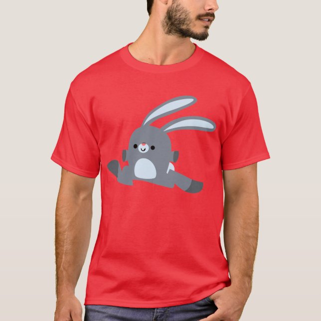 Camiseta de conejo Personalizado en funcionamiento (Anverso)