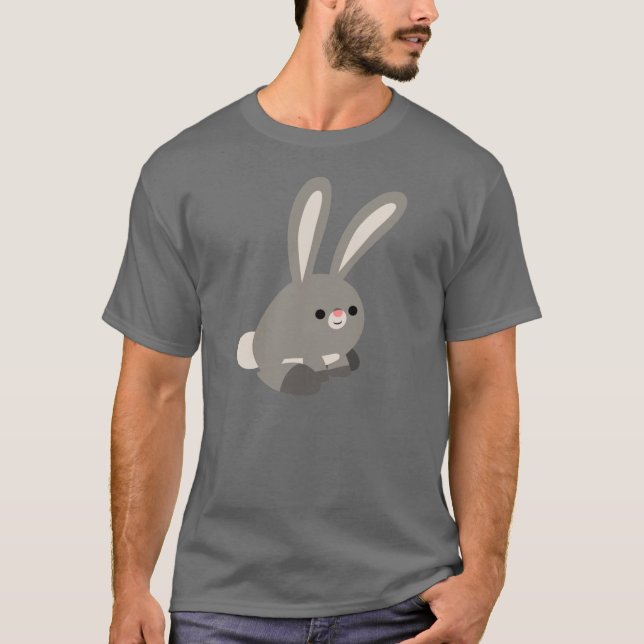 Camiseta de conejo Personalizado silencioso (Anverso)