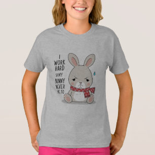Camiseta de conejo triste - Conejo Minimalista dul