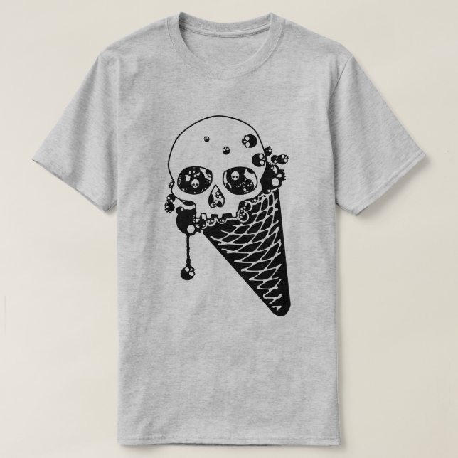 Camiseta De Cono De Helado Mal (Diseño del anverso)