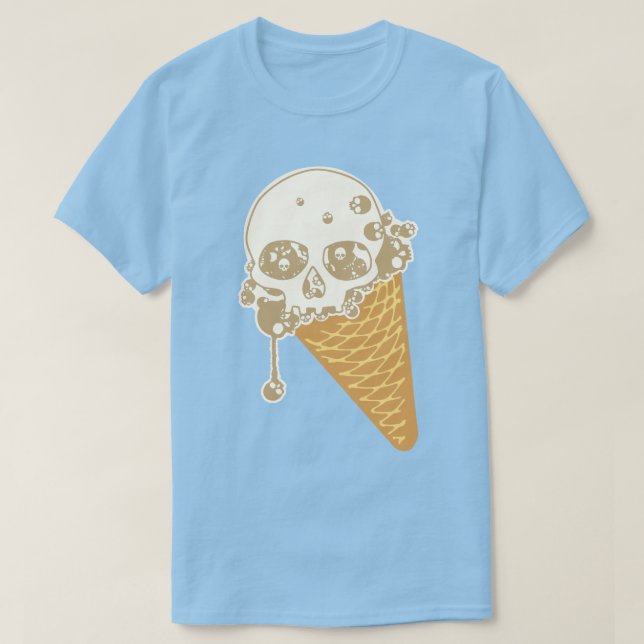 Camiseta De Cono De Helado Mal (Diseño del anverso)