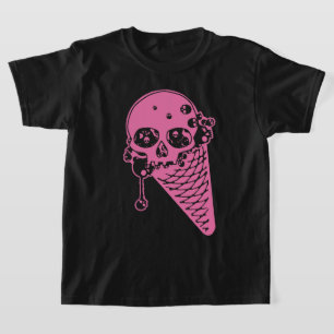 Camiseta De Cono De Helado Rosa Mal