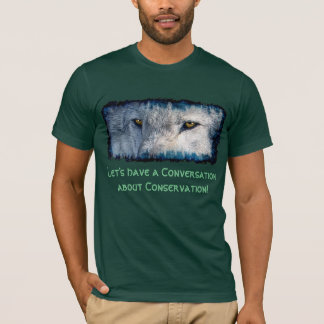 Camiseta De Conservación De La Vida Silvestre Gray