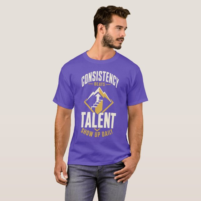 Camiseta de Consistencia Supera el Talento en Brut (Anverso completo)