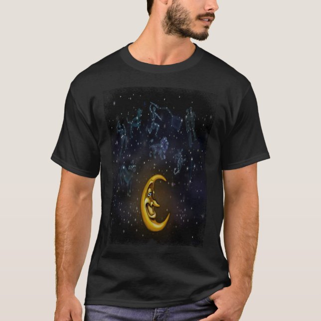 Camiseta de constelaciones lunares (Anverso)