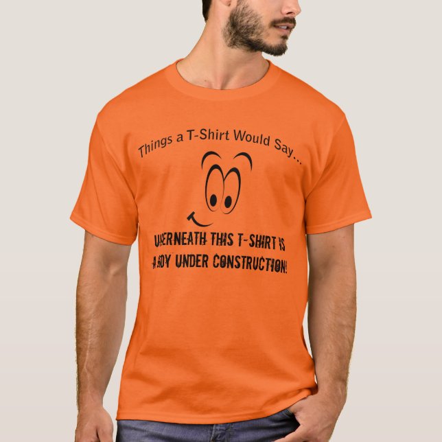 Camiseta De Construcción (Anverso)