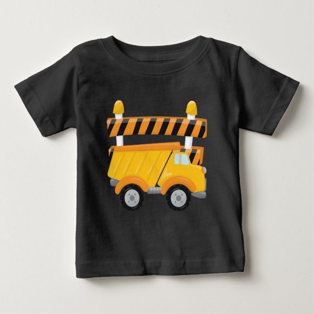 Camiseta de construcción de camión de volcado para (Anverso)