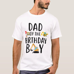 Camiseta de construcción del papá del niño del cum