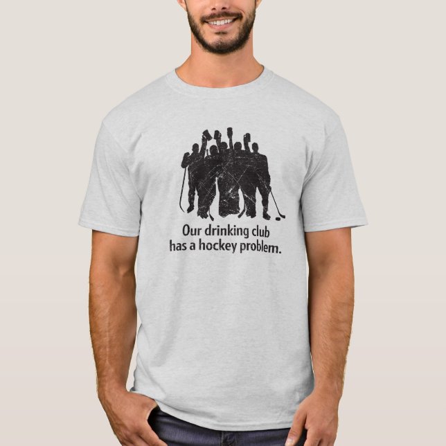 Camiseta de consumición del problema del hockey (Anverso)