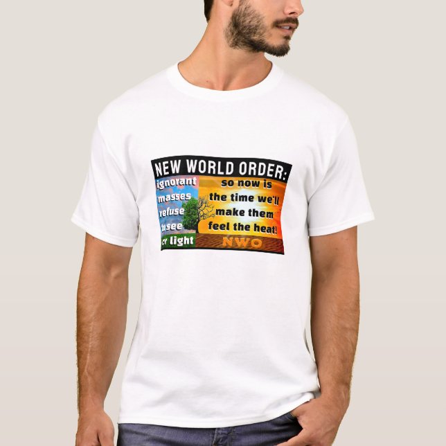Camiseta de control de crisis de NWO (luz) (Anverso)