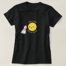 Camiseta de control de misión de cumpleaños espaci
