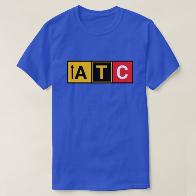Camiseta de Control de Tráfico Aéreo de Moda de la (Diseño del anverso)