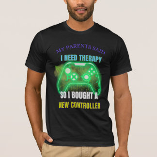 Camiseta de controlador de cita de terapia de juga