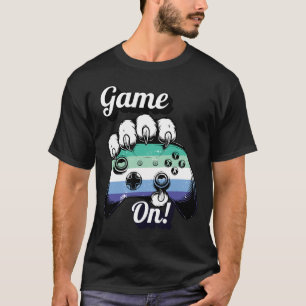 Camiseta de controlador de pata de tigre del juego