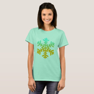 Camiseta de copo de nieve