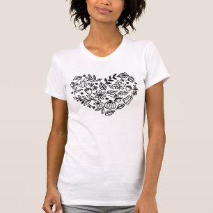 Camiseta de Corazón Caído