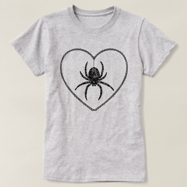 Camiseta de Corazón de Araña (Diseño del anverso)