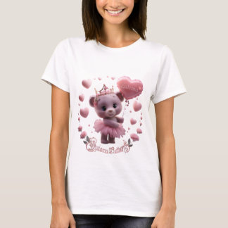 Camiseta de Corazón de Oso