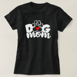 Camiseta de corazón de Perro Mom Paw