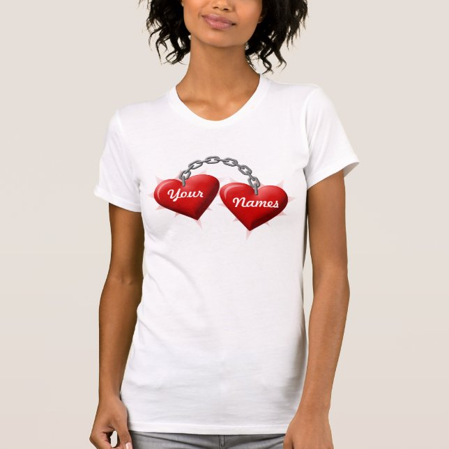 Camiseta de Corazón Encadenado (Anverso)