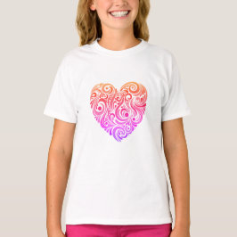 Camiseta de corazón feliz para Chicas