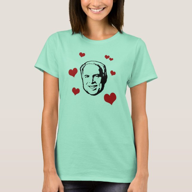 Camiseta de Corazón McCain (Anverso)