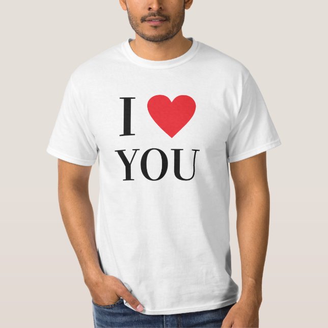 Camiseta de corazón personalizada (Anverso)