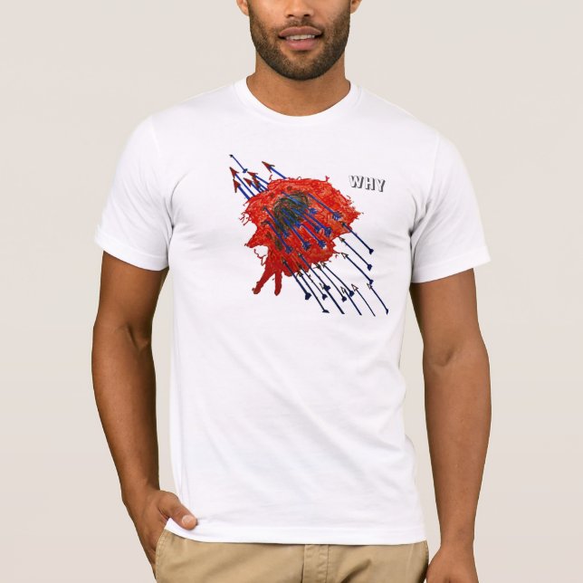 camiseta de corazón pobre (Anverso)