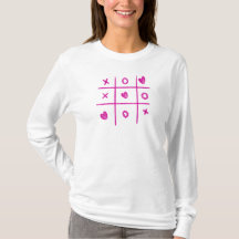 Camiseta de corazones de tres en raya del día de S