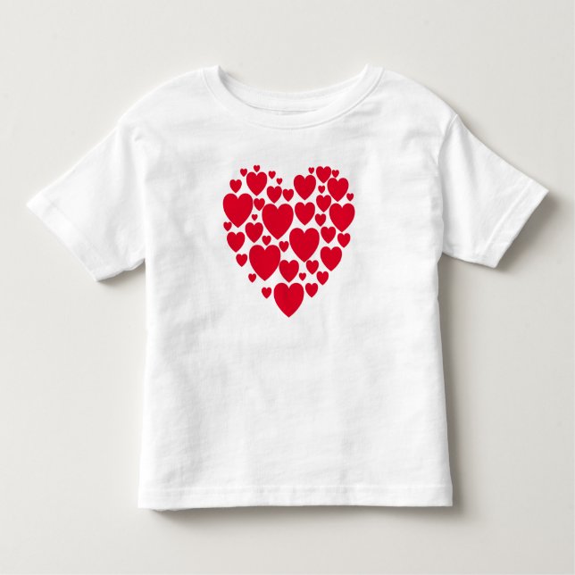 Camiseta de corazones rojos (Anverso)